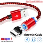 Магнитный USB-кабель для быстрой зарядки и передачи данных для Samsung galaxy S8 S9 S10 Plus S6 S7 Edge plus S4 S3 S5 S2 S10E Note 8 9 5 4 3 адаптер