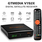 2020 Новый Gtmedia V7S2X-цифра спутниковый телевизионный ресивер 1080p FHD DVB-S2 S2X тюнер, украшенные узором USB WI-FI цифровой приемное устройство Youtube T2MI эмалированный около Pk V7S HD