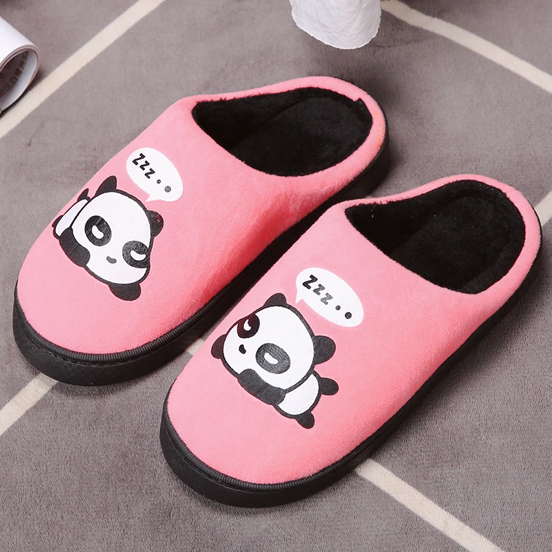 Зимние женские хлопковые тапочки Женская обувь без шнуровки Повседневные
