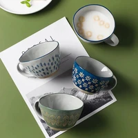 personalized vintage ceramic coffee mug simplicity pottery tea milk cup drinkwaretravel kitchen tableware nordic home decor