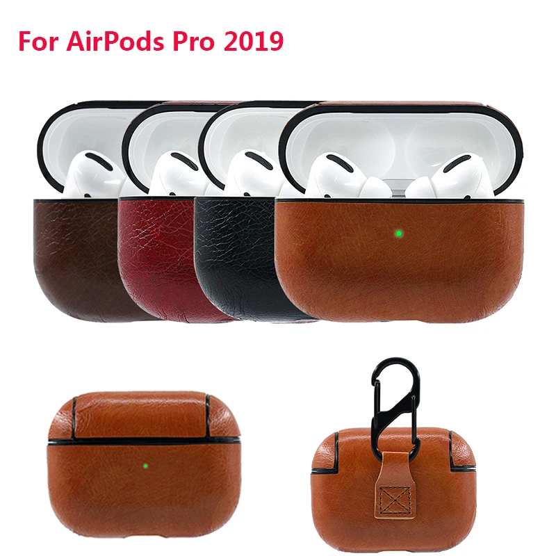 Чехол для AirPods Pro набор аксессуаров классический кожаный чехол переноски защита