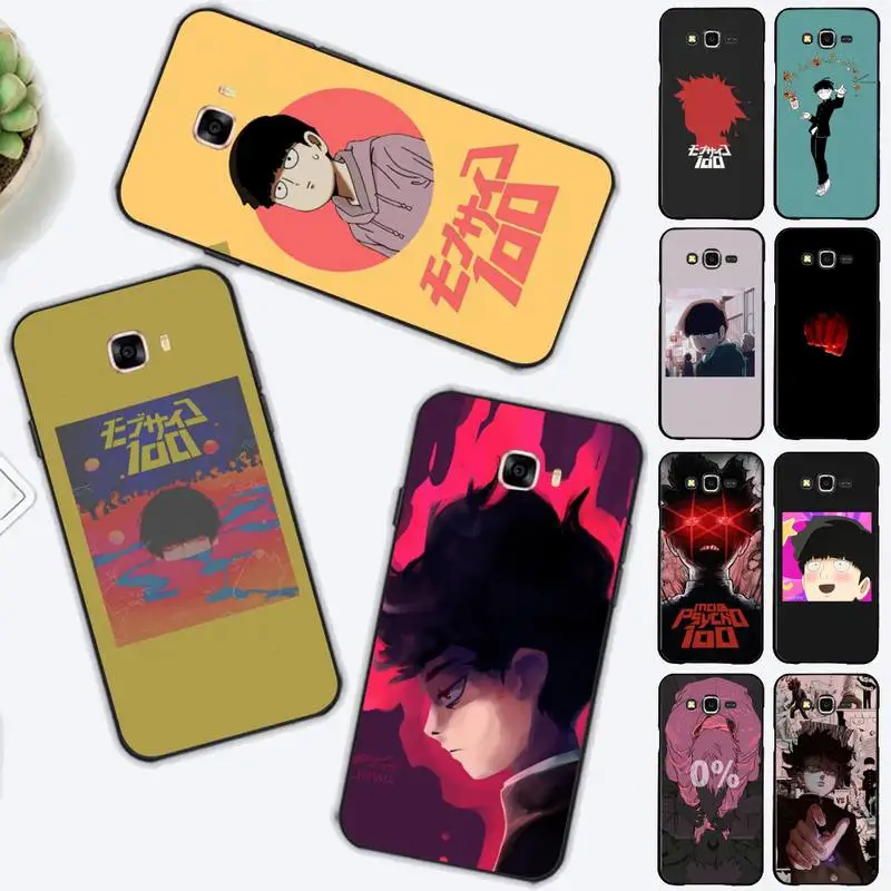 

TOPLBPCS Mob psycho 100 Shigeo Kageyama anime Phone Case for Samsung J4 plus J2prime J5 J6 plus 2016 J7 8 core 2017
