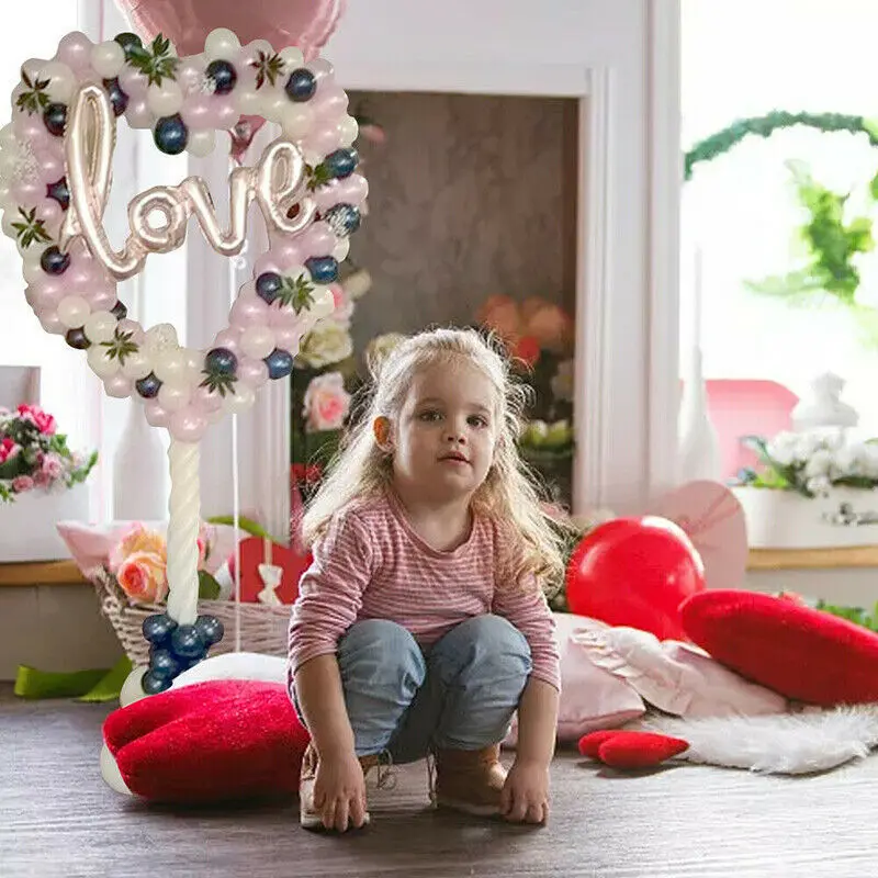 Набор аксессуаров для создания декоративной арки из сердечных шаров для предложения, дня рождения, свадьбы, вечеринки «Baby Shower» и годовщины E7 on.