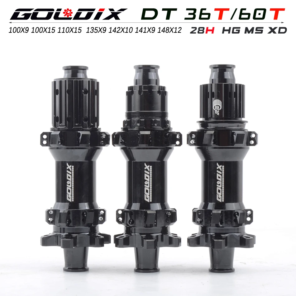 

Bicycle Hub 28 Hole MTB Bike hub DT 36T 60T Ratchet Hub Straight pull Disc Central Lock 110*15/148*12/Boost HG/XD/MS Bike Hubs