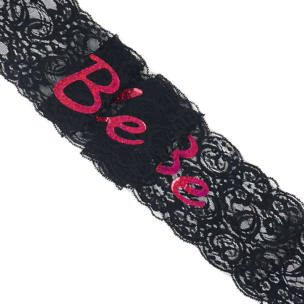 Свадебные подарки украшение невесты для вечерние черный роскошный кружевной