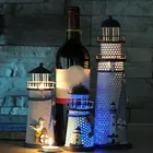 Новый горячий Средиземноморский стиль Железный Маяк фигурка ностальгические с изображением океана, якоря украшения для дома USJ99