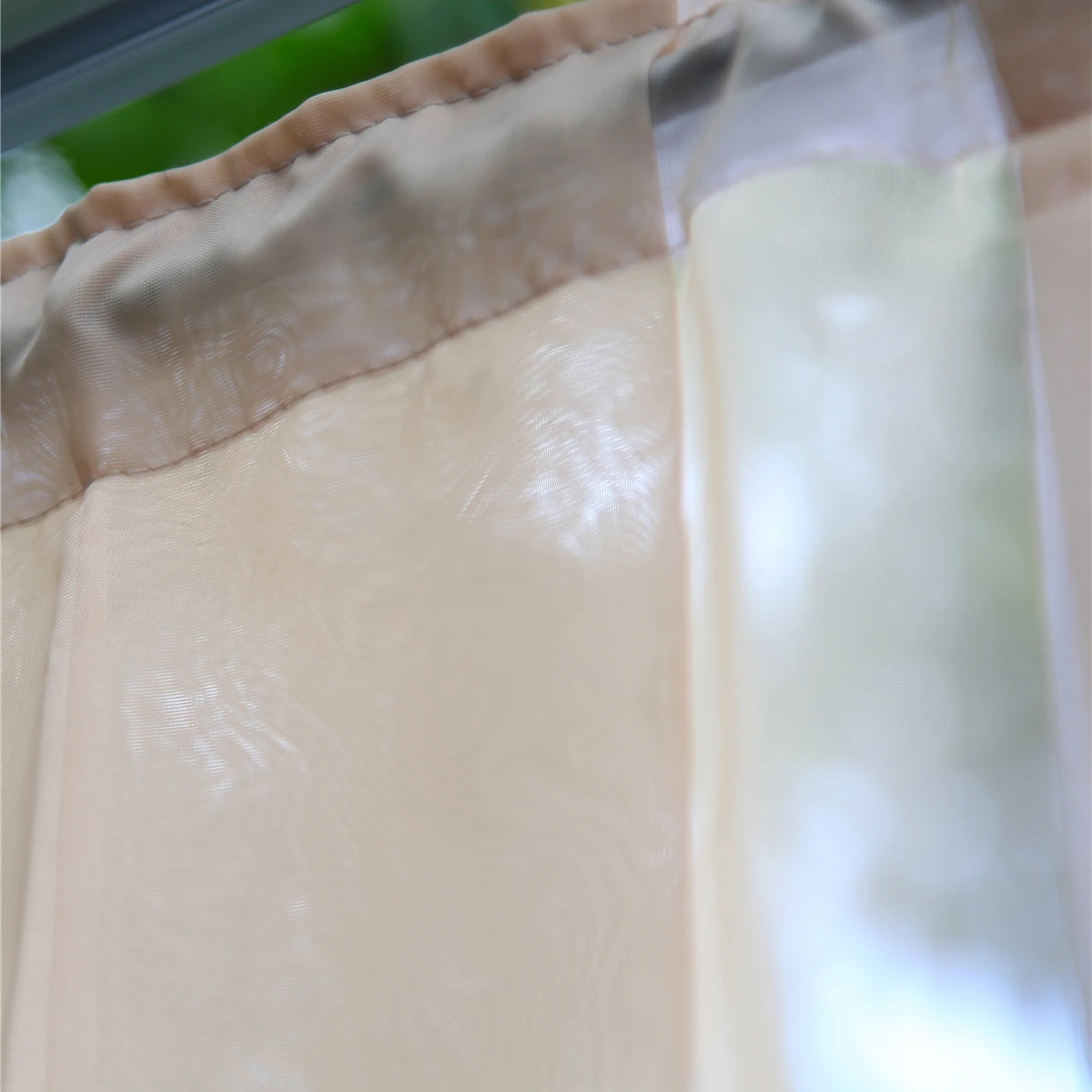 Европейская двухслойная римская занавеска в полоску для эркера спальни