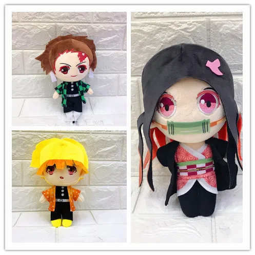 Игрушка-убийца демонов: Kimetsu No Yaiba Kamado Tanjirou Nezuko Agatsuma Zenitsu фигурка модель плюшевая