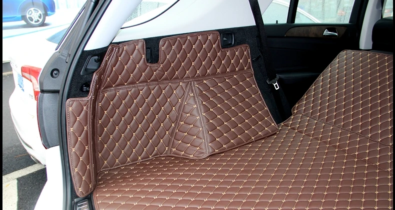

Customized full covered car trunk mats for Mercedes Benz GLE 63 durable cargo liner boot carpets for GLE63
