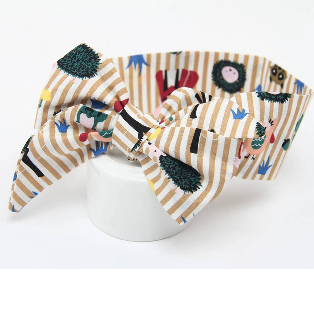 Женская модная эластичная повязка на голову с узлом и бантом аксессуары для