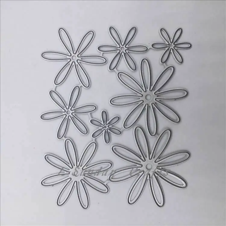 L Sunday ремесла Лепестковые листья высечки металлические стальные трафареты