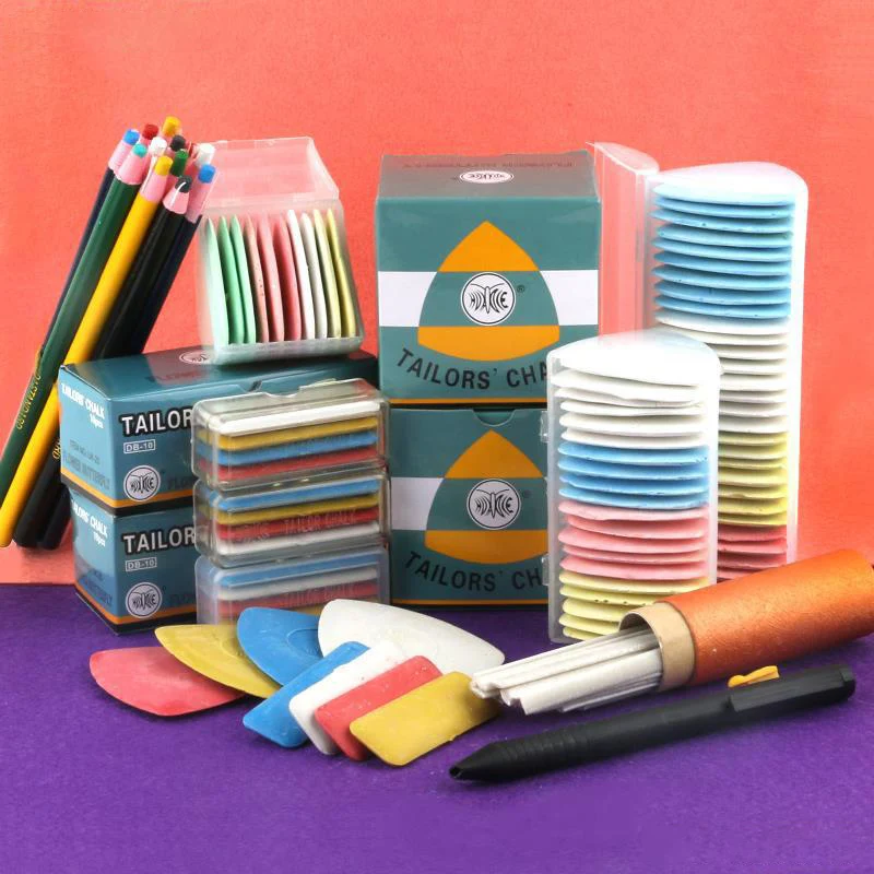 Colorful Erasable Fabric tailors chalk Fabric Patchwork Marker Clothing Pattern DIY Sewing Tool Needlework Accessories