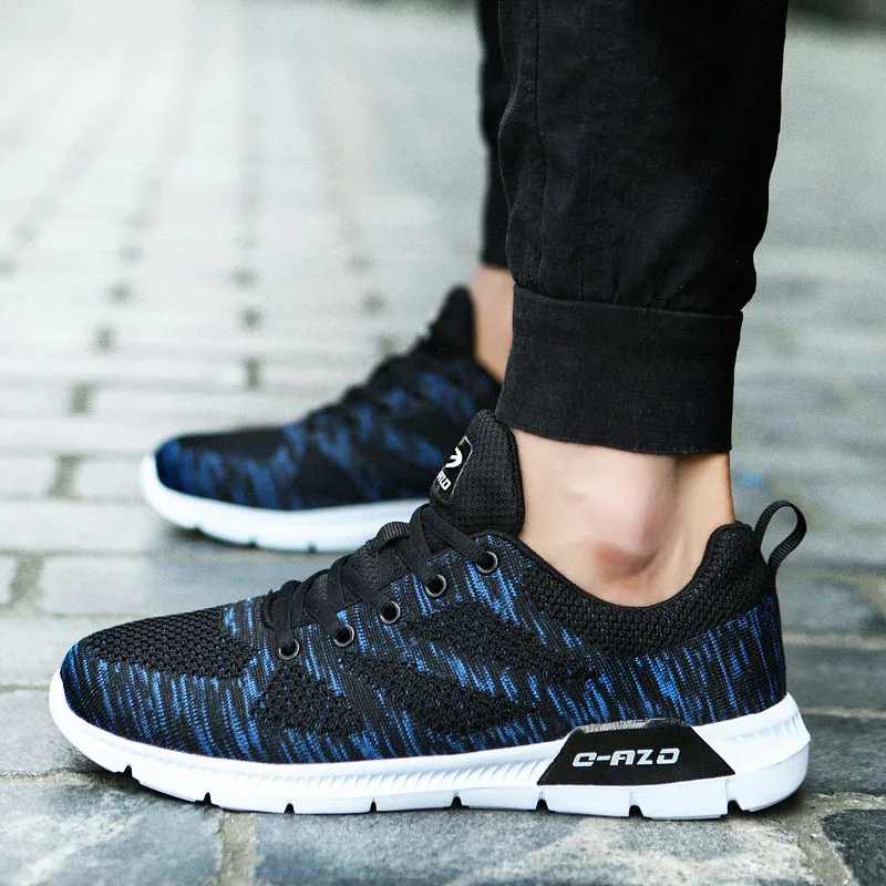 Новые летние популярные пара обувь из сетчатого материала мужские кроссовки в