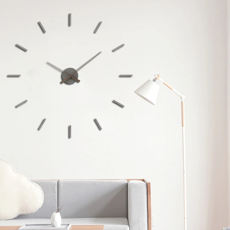 3D DIY настенные часы новый дизайн Современные часы-наклейка отточить украшения