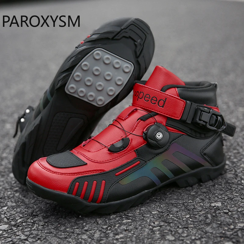 spesifikasi PAROXYSM 2020 Sepeda Sepatu Anti-Slip Bernapas MTB Sepatu Non Locking Bersepeda Sepeda Sepatu Rekreasi Ras Sepeda Motor Sepatu Kets