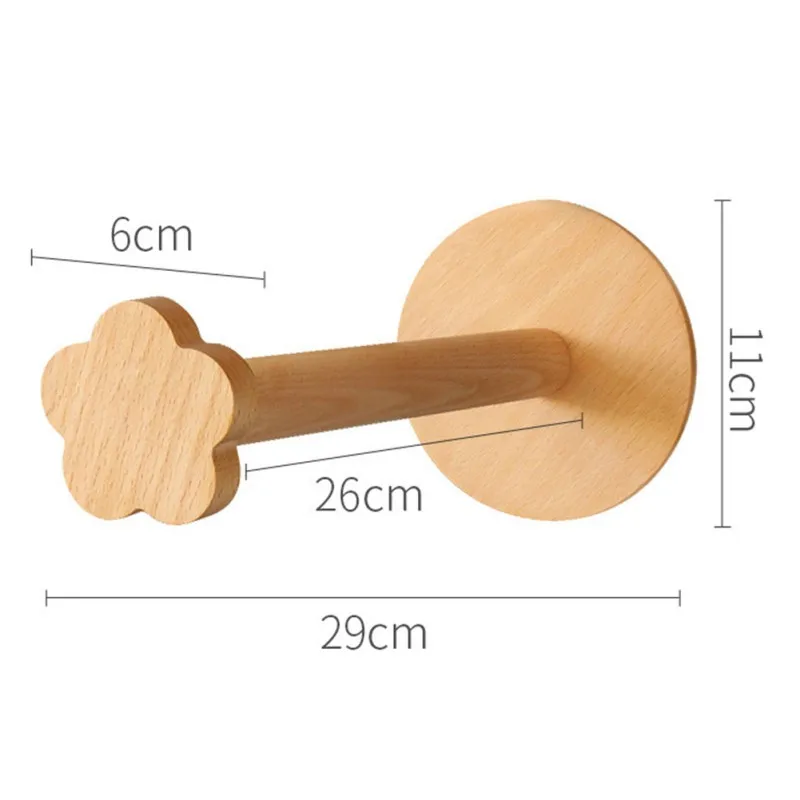 

Hot Household items Wall-Hanging Wooden Paper Towel Rack Small home furnishing products, suitable for a variety of scenarios