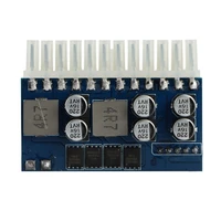 160w 12v direct plug in dc atx power module silent fanless itx computer power module with cable 24pin