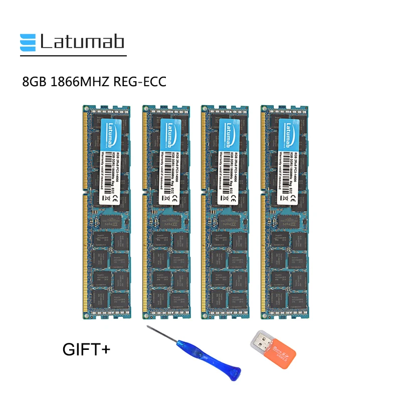 Серверная память Latumab 8 ГБ 16 DDR3 1866 МГц PC3 14900 REG ECC модуль оперативной памяти для ПК 1