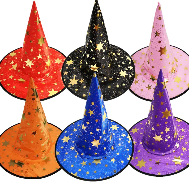Детская маскарадная шляпа ведьмы на Хэллоуин маскарадное платье для взрослых