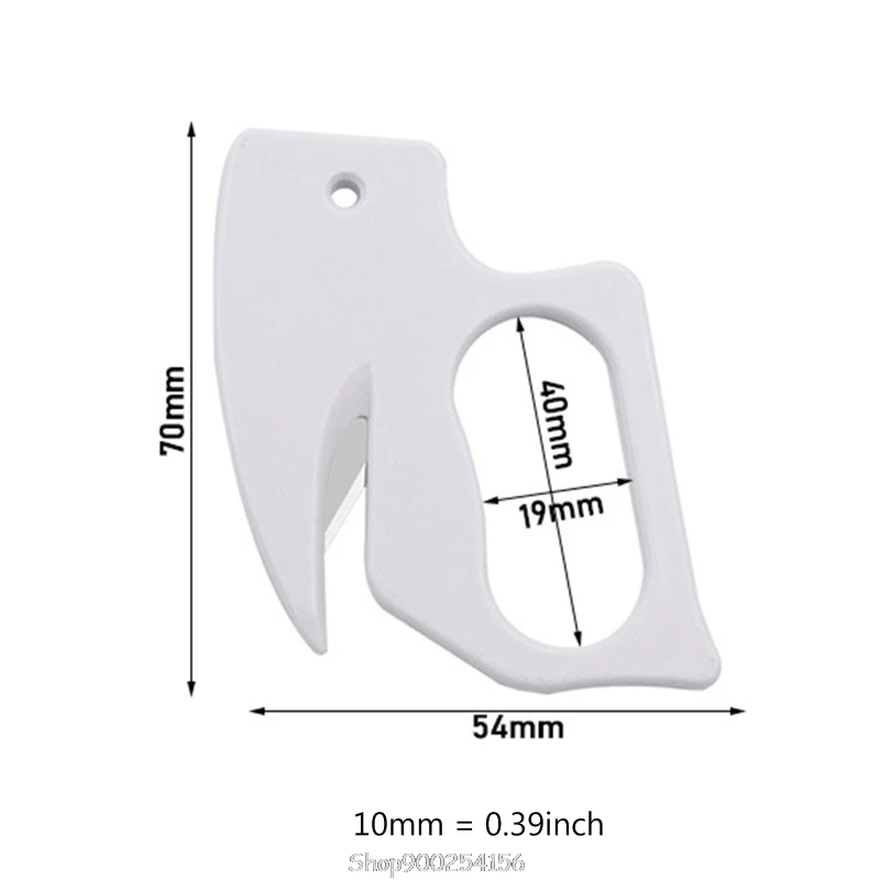 

Plastic Letter Opener Knife Safety Scrapbooking Sliding Cutting Tool Mail Envelope Papers Cutter Blade N24 20 Dropship