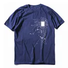 COOLMIND 100% Хлопковая мужская футболка с принтом сердца повседневная мужская футболка с коротким рукавом летняя футболка с круглым вырезом мужские футболки CR-B0104