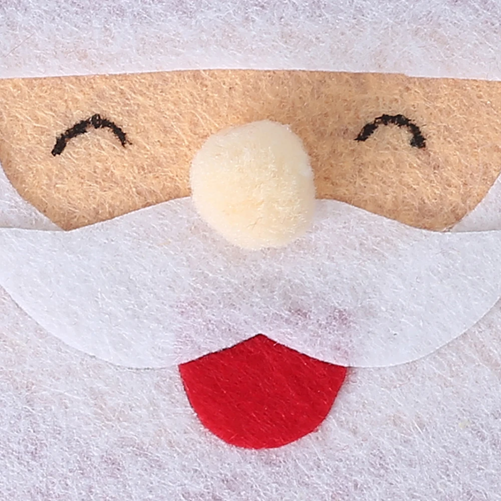 5 шт. набор столовых приборов снеговика Санты ножи для людей Сумка Держатель