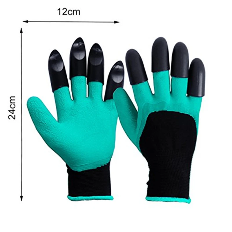 

2 Pairs Garden Genie Gloves Homeme Gardening Gloves With Claws for Digging Planting Lawn Care Planting Pruning Tools