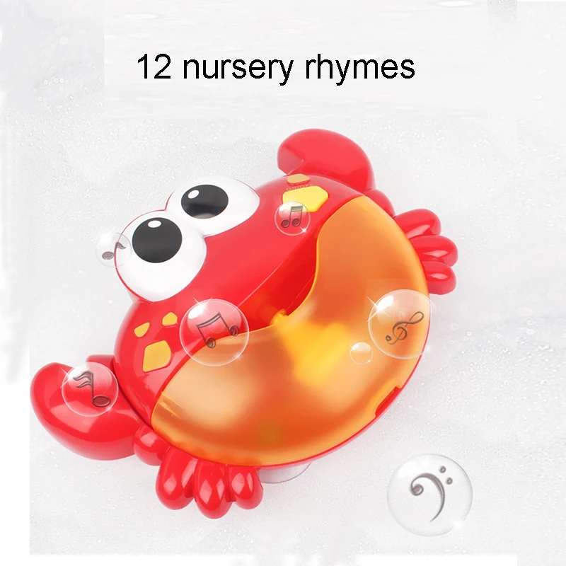 12 музыкальных крабов автоматический пузырьковый аппарат электрический