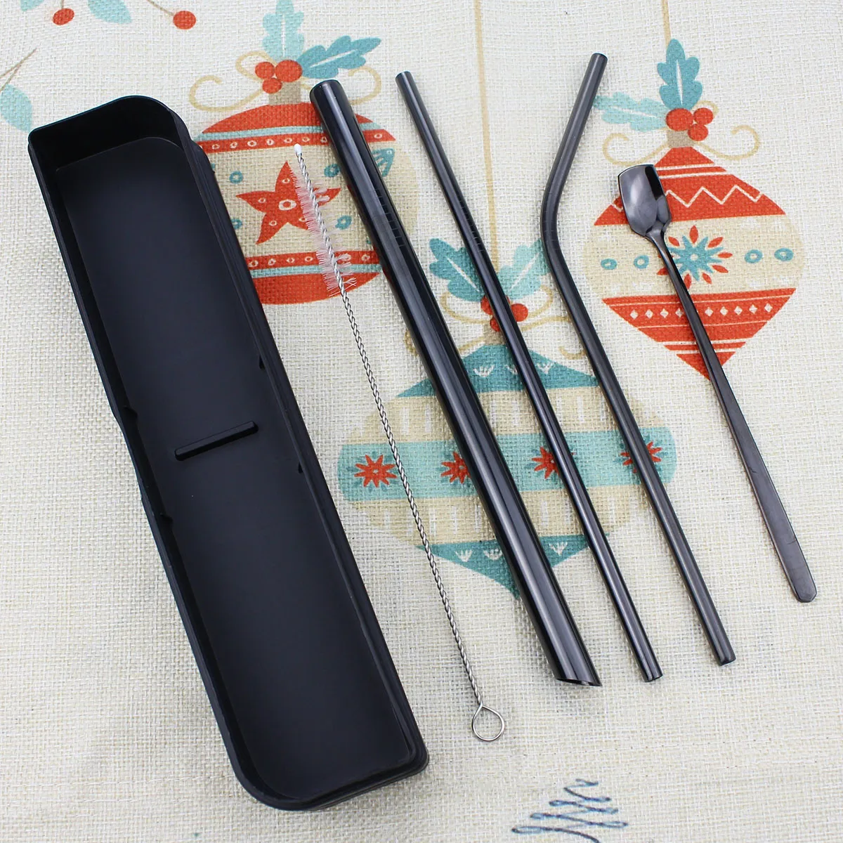 5 шт. соломенная многоразовая нержавеющая сталь Питьевая солома металлическая