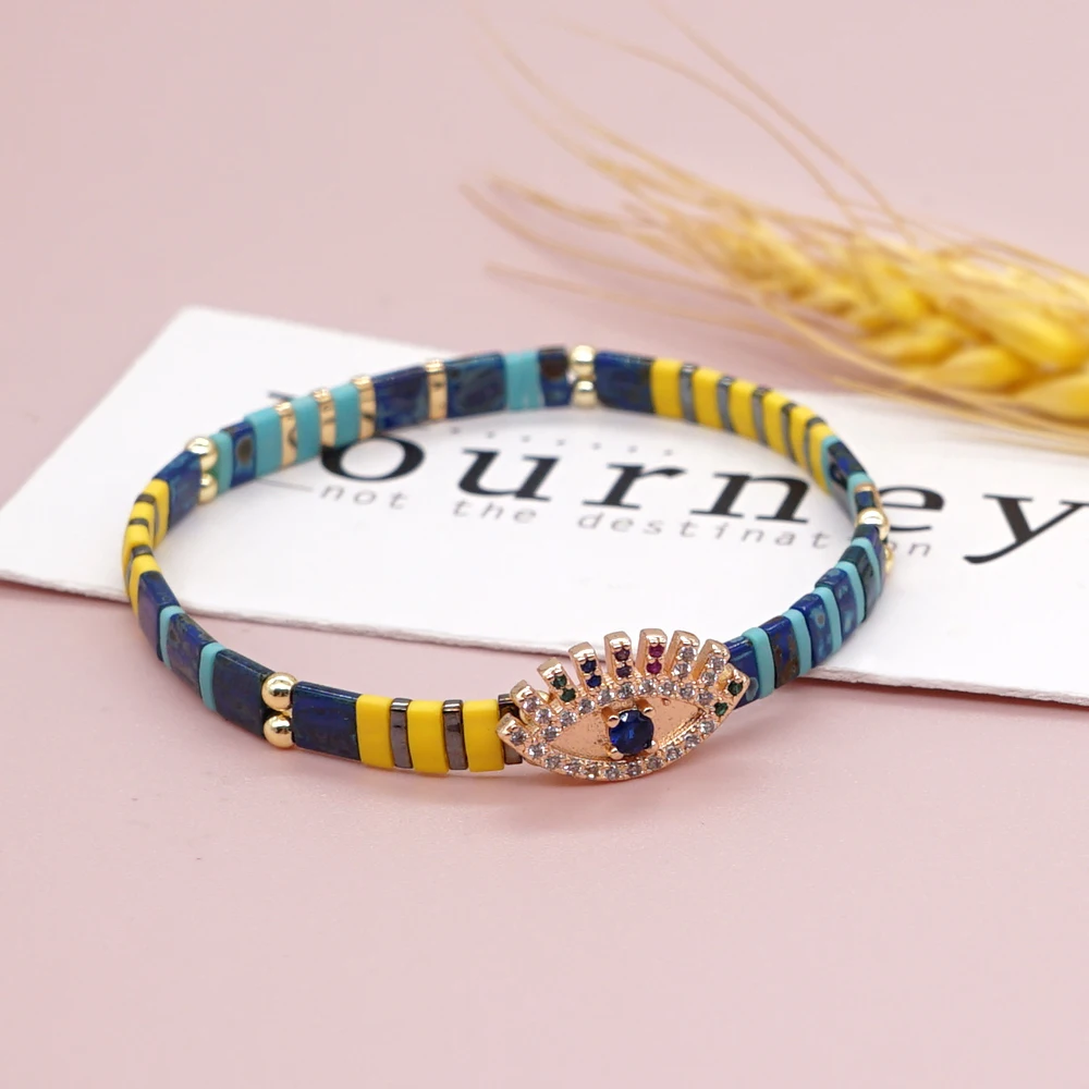 Go2BoHo Miyuki Tila браслет из бисера модные ювелирные изделия роскошные стразы Турецкий