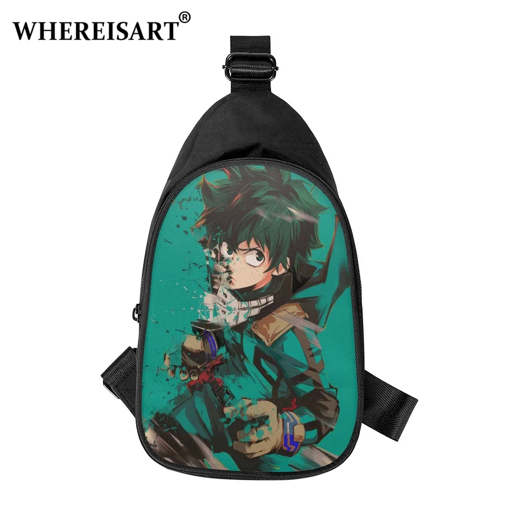 

Нагрудная сумка для мальчиков и девочек, с героями аниме «Моя геройская Академия»