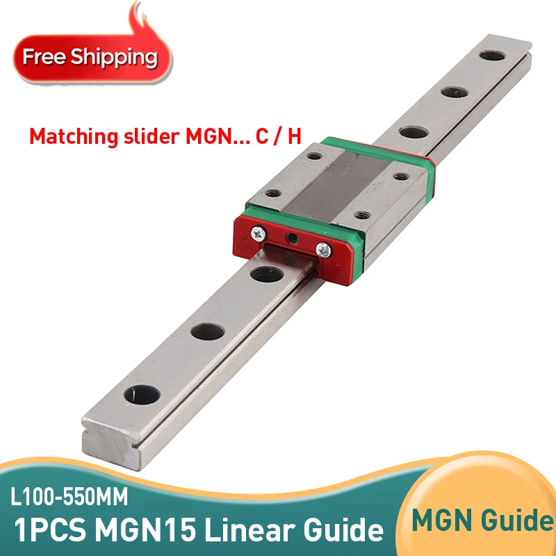 1 шт. MGN15C MGN15H линейная направляющая 150 мм 300 400 500 с ползунок MGN|Линейные