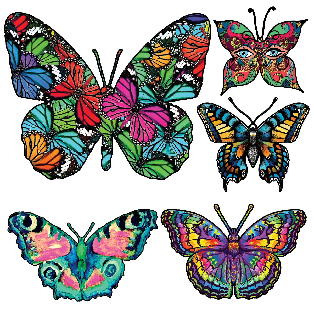 Высококачественные 3D головоломки деревянные каждая деталь в форме животного