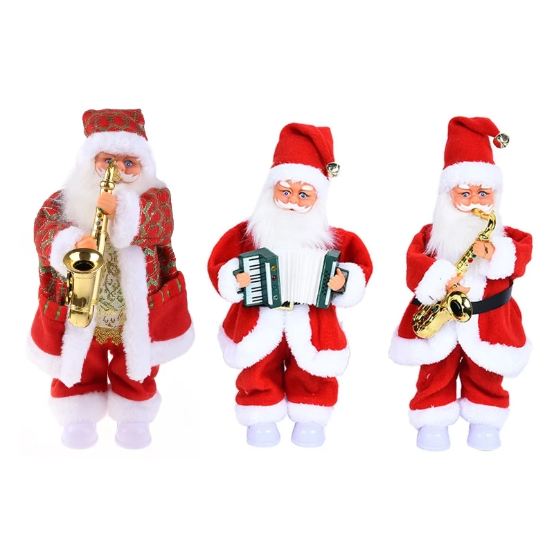 

BX0D Cartoon Electric Santa Claus Funny Music Dancing Supplies Interactive Toy