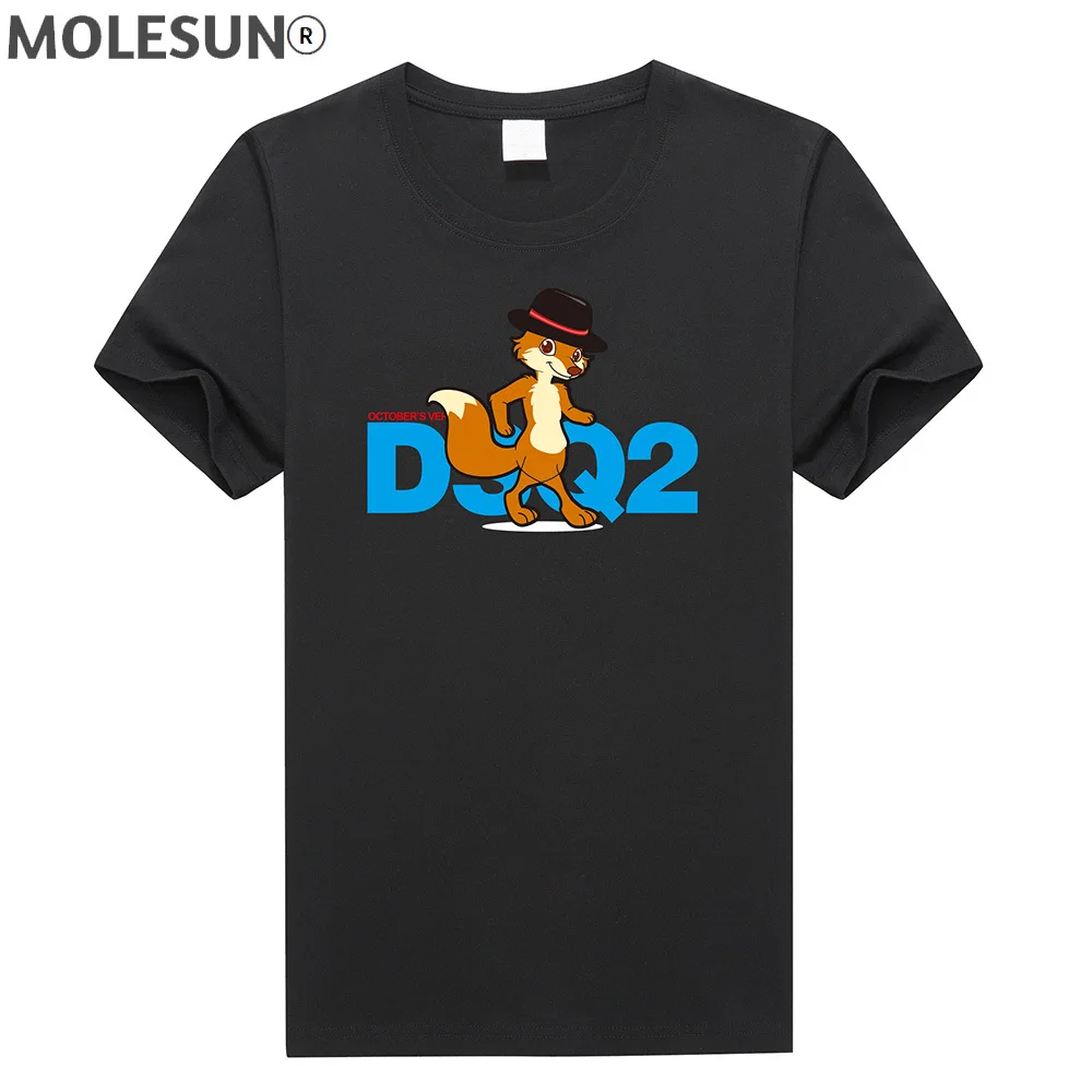 

Мужская хлопковая футболка с коротким рукавом, круглым вырезом и надписью