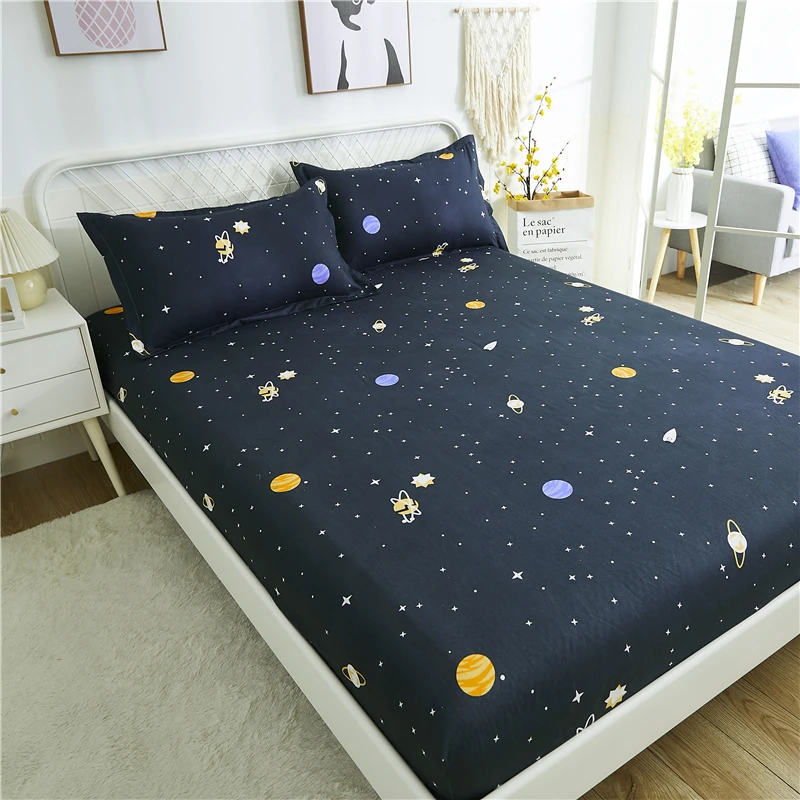 Детская простыня с рисунком 2 Наволочки реактивной печатью для кровати Queen/King Size