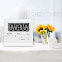 kitchen timer countdown reminder convenient electronic digital stopwatch cooking stand white count down up lcd digital clock