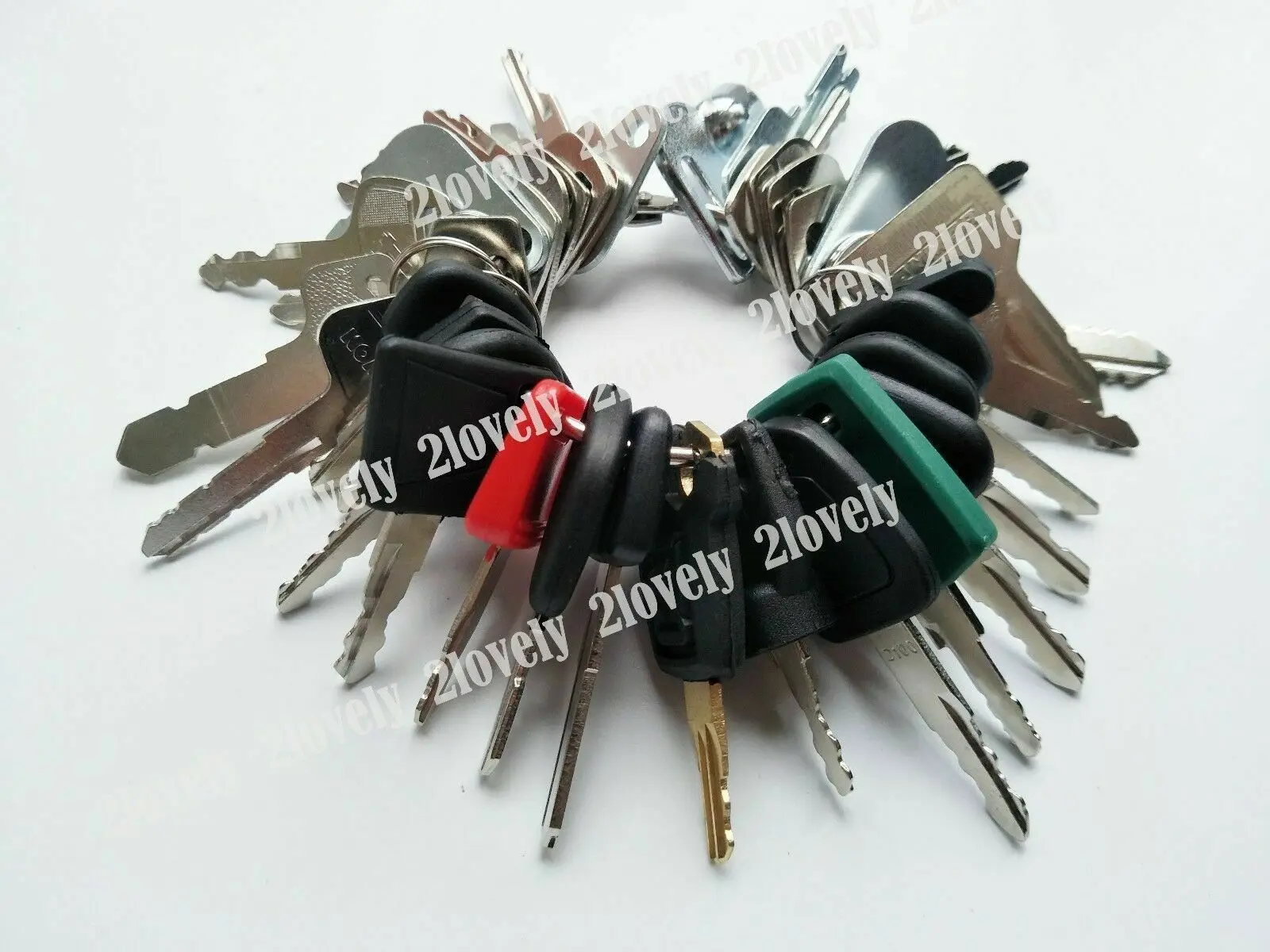 

Комплект ключей зажигания, 35 тяжелых комплектов оборудования для ключей, подходит для кошек, чехлов, Комацу