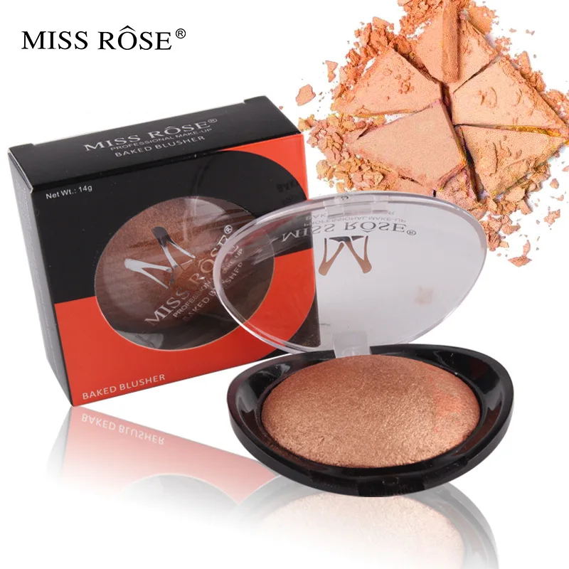 MISS ROSE пудра для выпечки румяна нет времени для привлечения легкого цвета выпечки порошок румяна оптом
