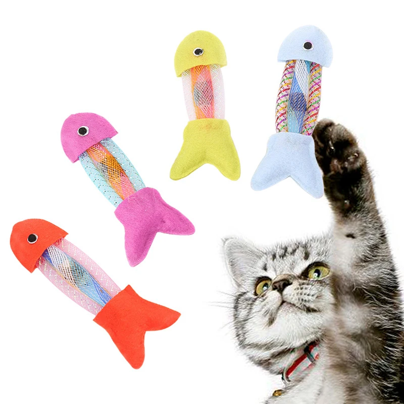 

Pet Cat Supplies Fish Shape Kitten Toys SilverVine Throwing Toys Amuse Funny Cat Toy Playing Toys