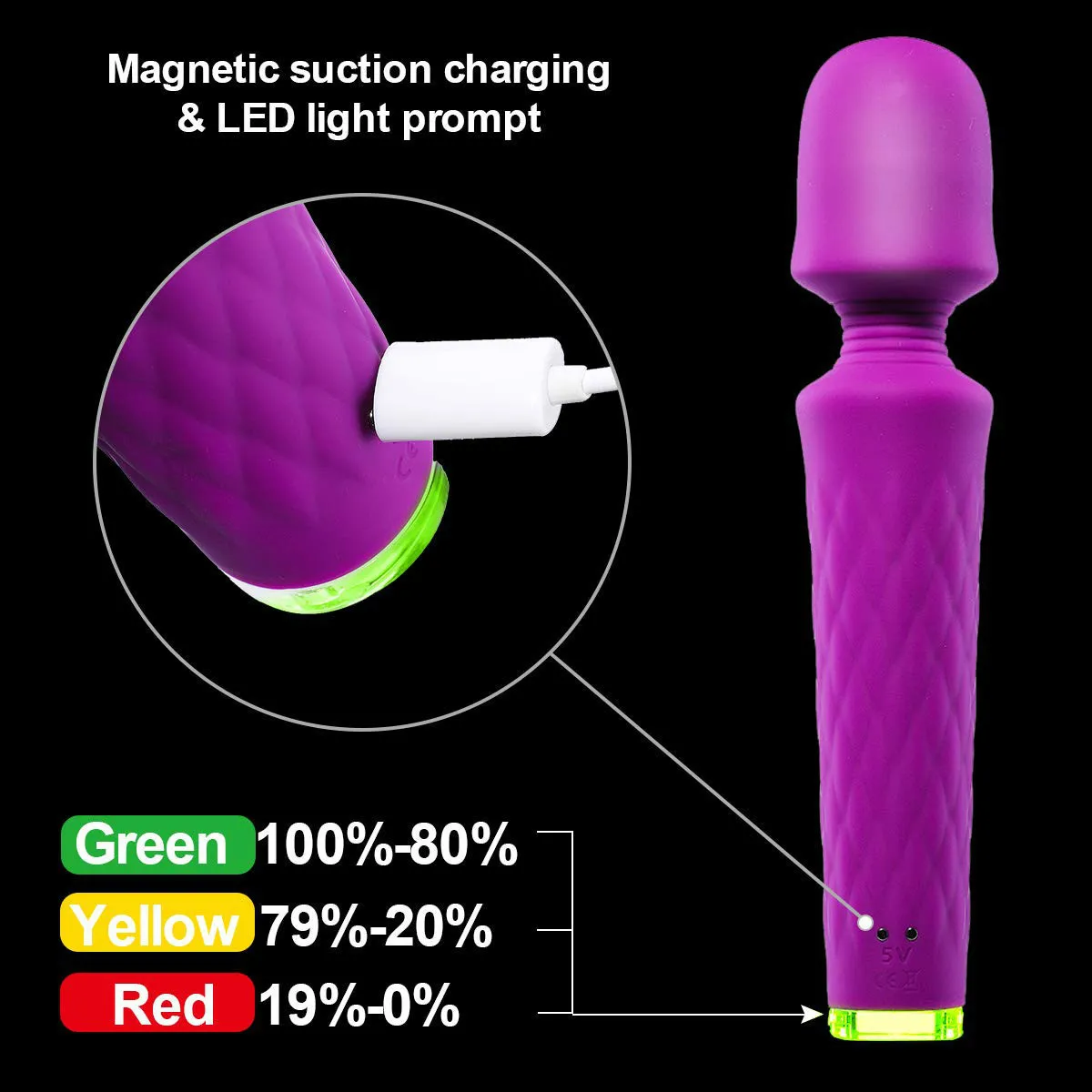 28 Magic Режимы вибрации светодиодный дисплей USB Перезаряжаемые Тихий шепот