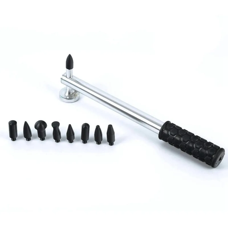 Инструменты металлическая ручка с 9 головками молоток для вмятин ручной