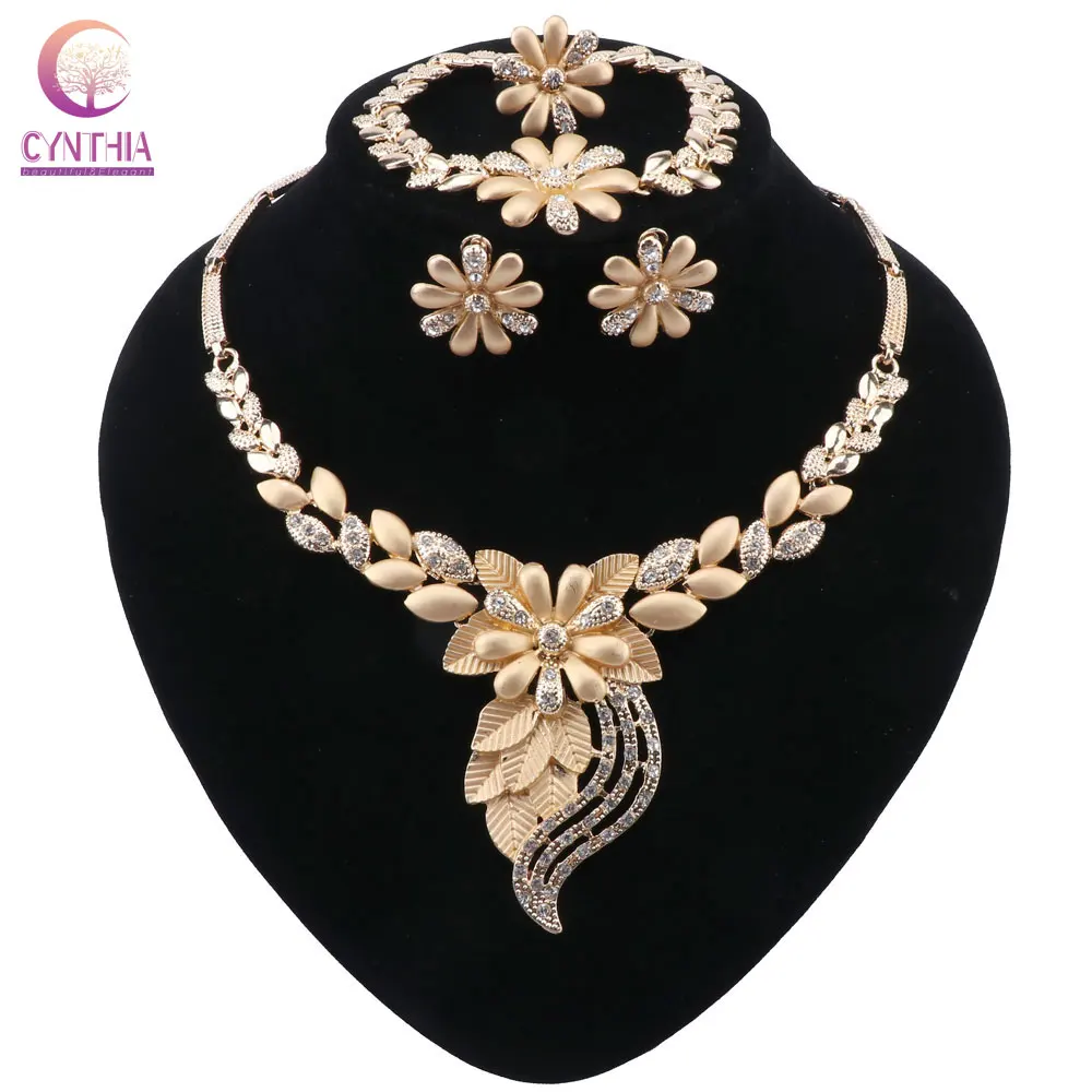 CYNTHIA классические ювелирные наборы в Дубае очаровательное свадебное ожерелье