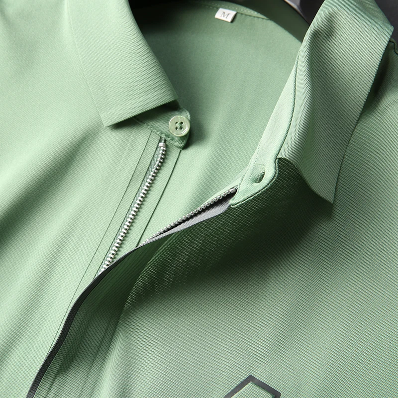 JSBD новая осенняя/зимняя футболка с отворотом мужская деловая Базовая