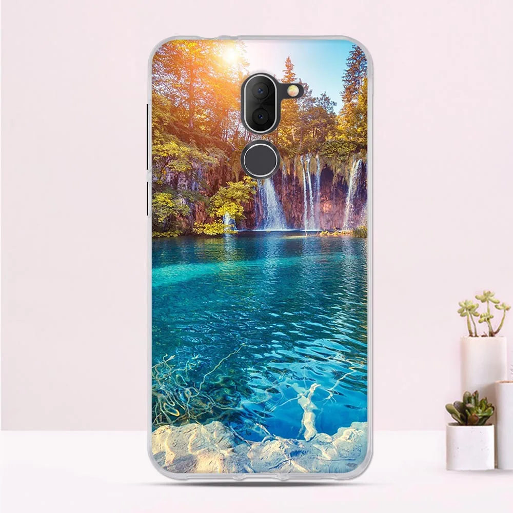 Чехол для Alcatel 3X 3 X силиконовый чехол из ТПУ телефона 5 7 дюйма 3x 5058Y 5058i с рисунком