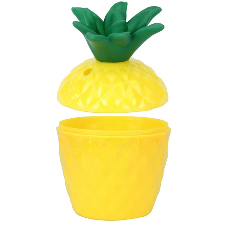 Пластиковая чашка для коктейлей ананасовая Питьевая утварь в форме кокоса с