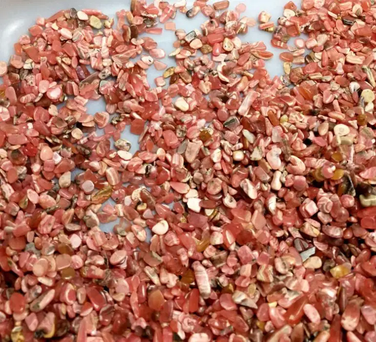 

1000g 3-5mm Nice Pink stone quartz ore rock magic repair point family decorations fish tank stone polishing stone crafts