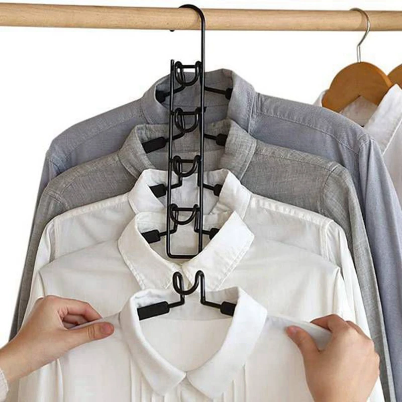 

Multi-Layer Coat Hangers For Tops Dress Shirts Non-Slip Hanger Clothes