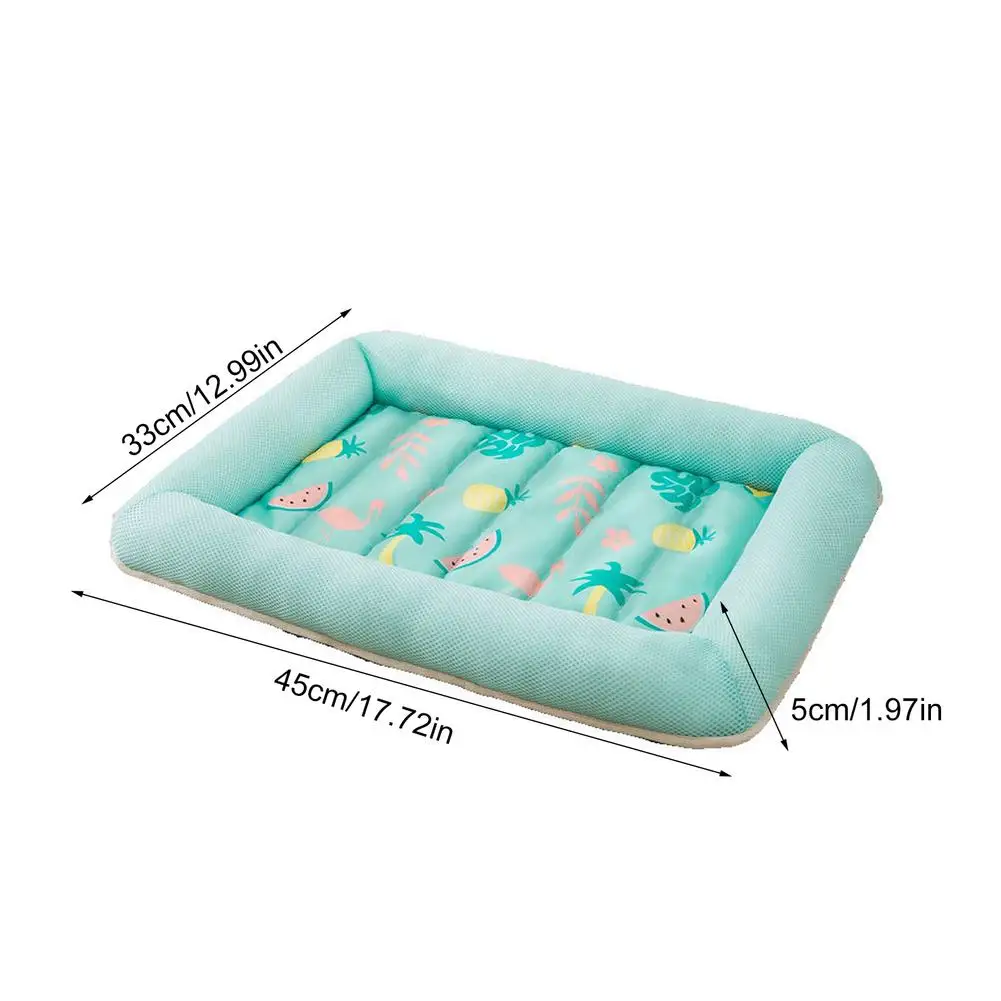 

Summer Cooling Mat For Dogs Cats Pet Self Cooling Mat Soft Rectangle Washable Bed Cushion For Small Medium Dog Cat Dropshipping