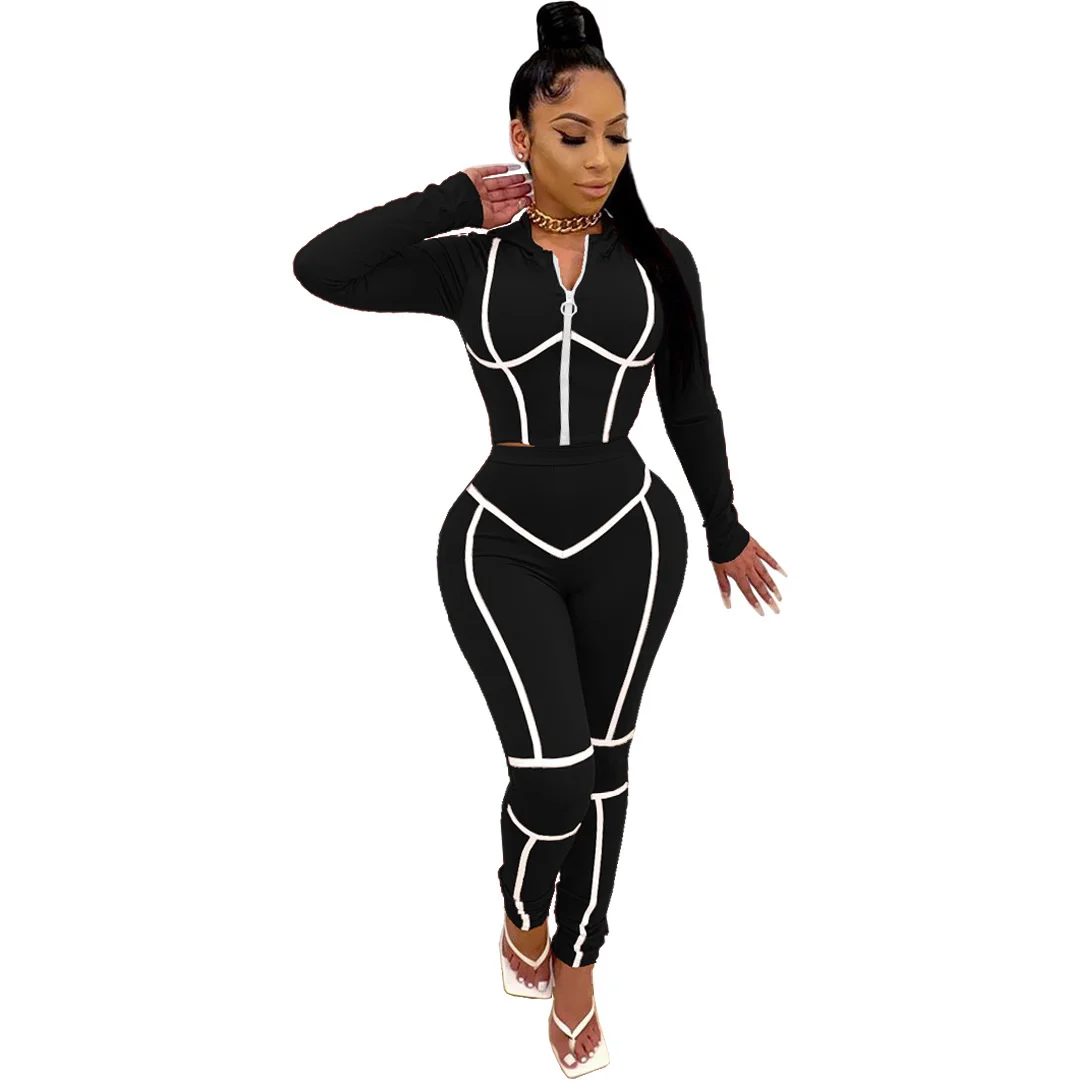 

Fall Clothing For Women Two Piece Pants Set Long Sleeve Hoodies Set Sweat Suits Women